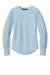 Mercer+Mettle MM1019 Womens Moisture Wicking Stretch Jersey Long Sleeve Blouson Top Celestial Blue Flat Front