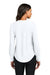 Mercer+Mettle MM1019 Womens Moisture Wicking Stretch Jersey Long Sleeve Blouson Top White Model Back