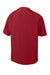 Sport-Tek YJST489 Youth Repeat Moisture Wicking 1/4 Zip Short Sleeve Jacket Deep Red Flat Back