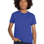 Hanes Youth Authentic Short Sleeve Crewneck T-Shirt - Deep Royal Blue
