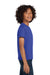 Hanes 5450 Youth Authentic Short Sleeve Crewneck T-Shirt Deep Royal Blue Model Side