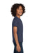 Hanes 5450 Youth Authentic Short Sleeve Crewneck T-Shirt Navy Blue Model Side