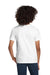 Hanes 5450 Youth Authentic Short Sleeve Crewneck T-Shirt White Model Back