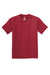 Hanes 5450 Youth Authentic Short Sleeve Crewneck T-Shirt Deep Red Flat Front
