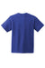 Hanes 5450 Youth Authentic Short Sleeve Crewneck T-Shirt Deep Royal Blue Flat Back