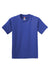 Hanes 5450 Youth Authentic Short Sleeve Crewneck T-Shirt Deep Royal Blue Flat Front