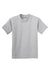 Hanes 5450 Youth Authentic Short Sleeve Crewneck T-Shirt Light Steel Grey Flat Front