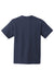 Hanes 5450 Youth Authentic Short Sleeve Crewneck T-Shirt Navy Blue Flat Back