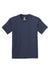 Hanes 5450 Youth Authentic Short Sleeve Crewneck T-Shirt Navy Blue Flat Front