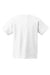 Hanes 5450 Youth Authentic Short Sleeve Crewneck T-Shirt White Flat Back