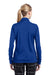 Nike 545322 Womens Stretch Tech Dri-Fit Moisture Wicking Long Sleeve Polo Shirt Sapphire Blue Model Back