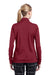 Nike 545322 Womens Stretch Tech Dri-Fit Moisture Wicking Long Sleeve Polo Shirt Varsity Red Model Back