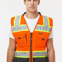 Kishigo Unisex Premium Black Series Surveyors Vest - Orange