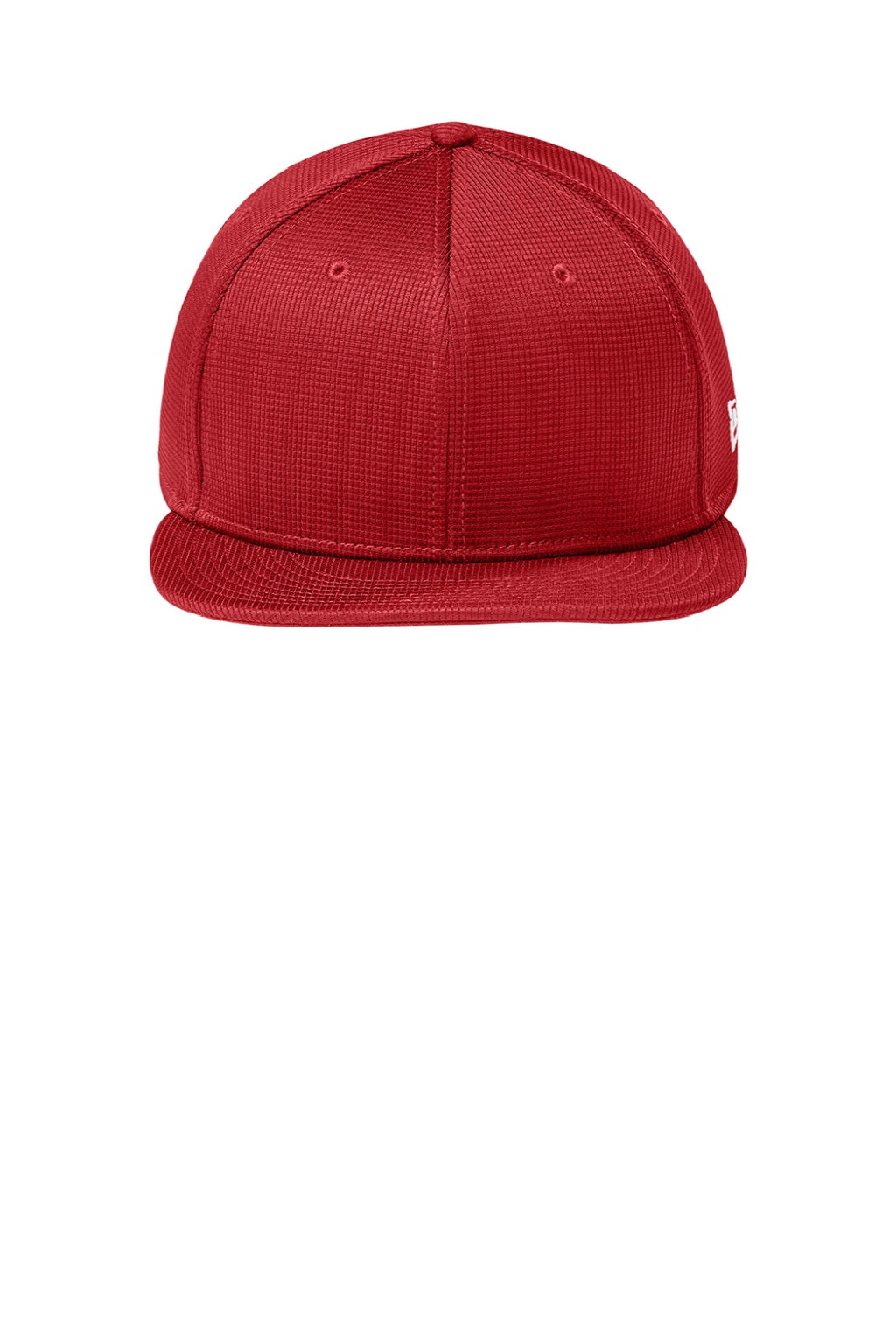 New Era Hats NE409 Mens Pivot Flat Bill Snapback Hat Flag Scarlet Red Flat Front