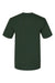 Bayside 5040 Mens USA Made Short Sleeve Crewneck T-Shirt Hunter Green Flat Back