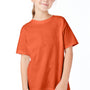 Hanes Youth Essential-T Short Sleeve Crewneck T-Shirt - Texas Orange