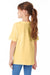 Hanes 5480 Youth Essential-T Short Sleeve Crewneck T-Shirt Athletic Gold Model Back