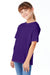 Hanes 5480 Youth Essential-T Short Sleeve Crewneck T-Shirt Athletic Purple Model 3Q