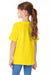 Hanes 5480 Youth Essential-T Short Sleeve Crewneck T-Shirt Athletic Yellow Model Back