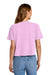 Comfort Colors 3023CL Womens Short Sleeve Crewneck T-Shirt Rose Quartz Pink Model Back