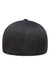 Flexfit Hats 5511UP Mens UniPanel Stretch Fit Hat Charcoal Grey Flat Back