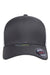 Flexfit Hats 5511UP Mens UniPanel Stretch Fit Hat Charcoal Grey/White Flat Front