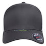 Flexfit Hats Mens UniPanel Stretch Fit Hat - Charcoal Grey/White