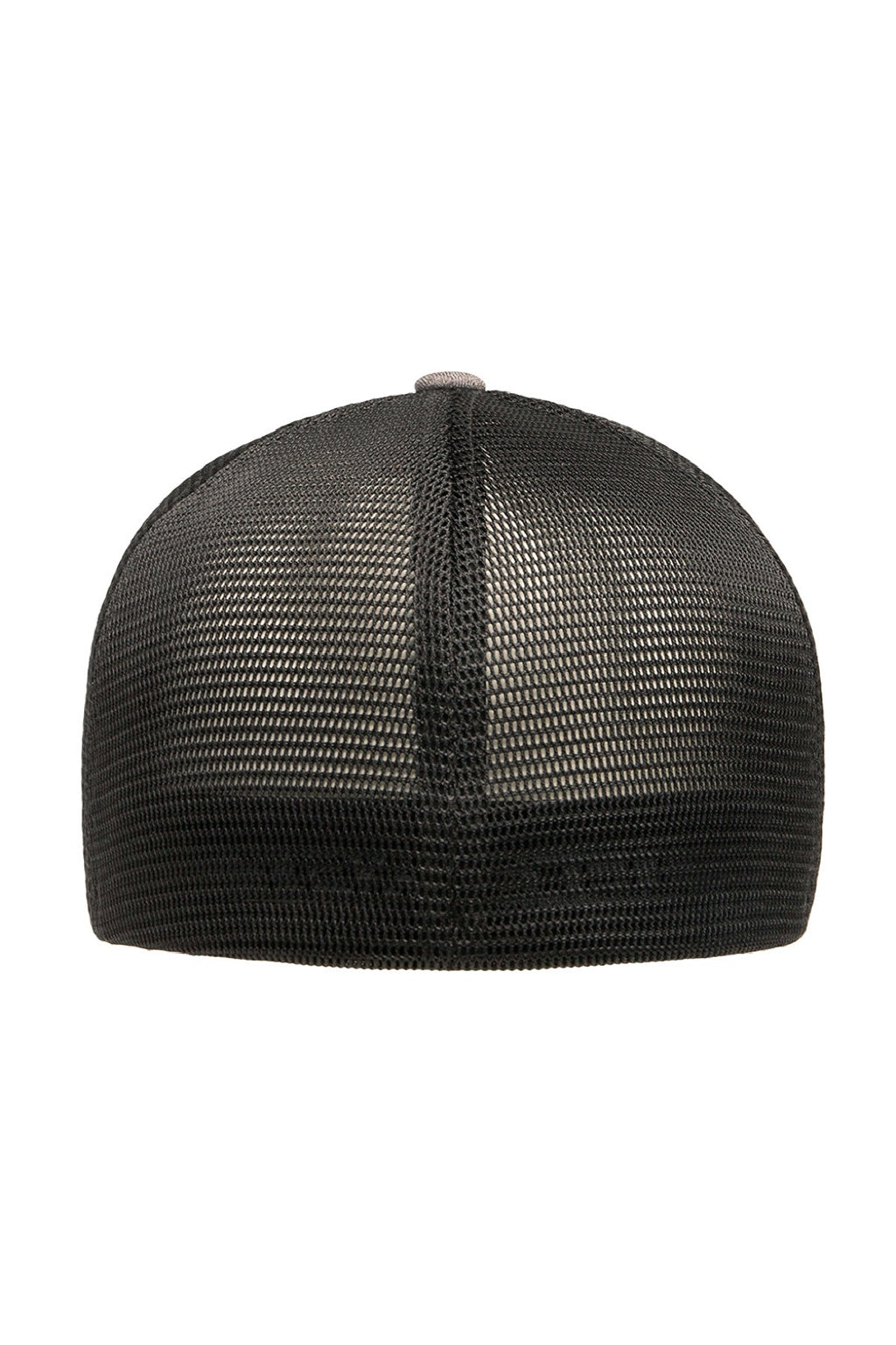 Flexfit Hats 5511UP Mens UniPanel Stretch Fit Hat Heather Grey Melange/Black Flat Back