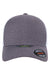Flexfit Hats 5511UP Mens UniPanel Stretch Fit Hat Heather Grey Melange/White Flat Front