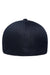 Flexfit Hats 5511UP Mens UniPanel Stretch Fit Hat True Navy Blue Flat Back