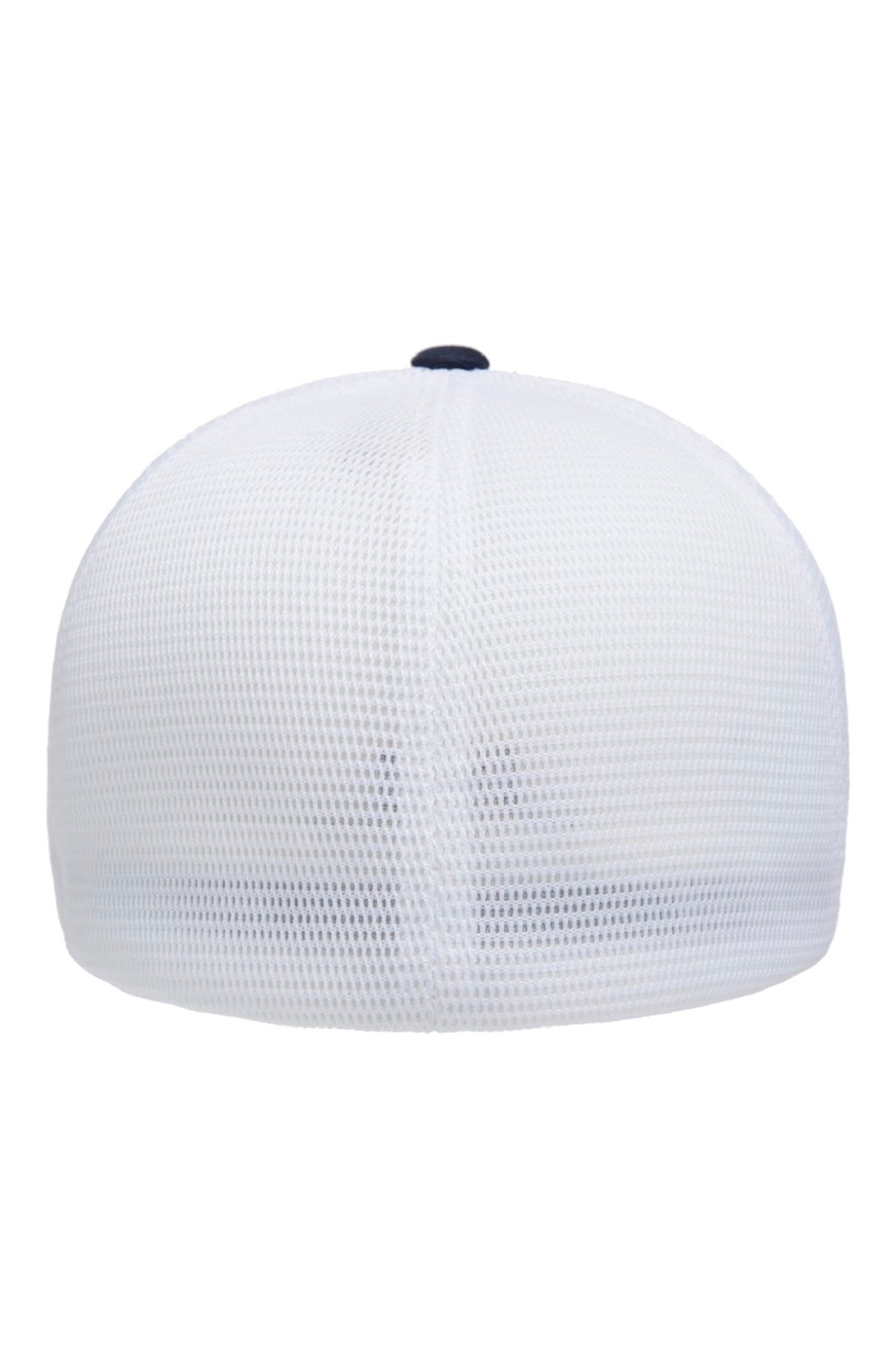 Flexfit Hats 5511UP Mens UniPanel Stretch Fit Hat True Navy Blue/White Flat Back