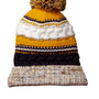Sport-Tek Hats Unisex Pom Pom Team Beanie - True Navy Blue/Gold/White