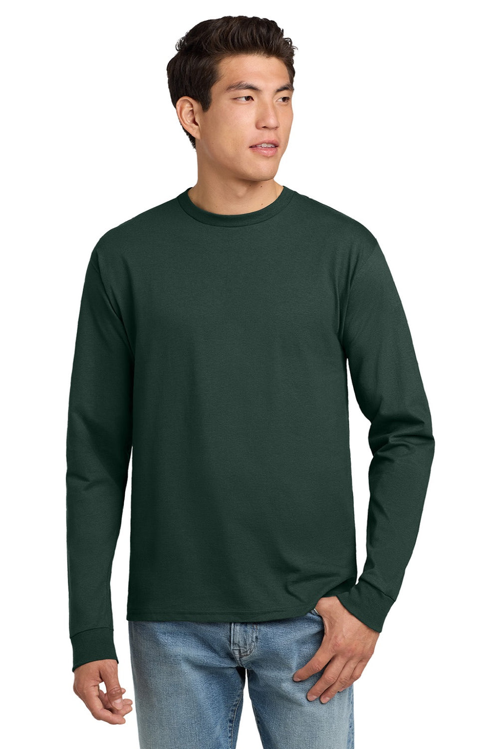 Hanes 5586 Mens Deep Forest Green ComfortSoft Authentic Long
