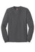 Hanes 5586 Mens Authentic Long Sleeve Crewneck T-Shirt Smoke Grey Flat Front