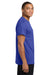 Hanes 5590 Mens Authentic Short Sleeve Crewneck T-Shirt w/ Pocket Deep Royal Blue Model Side