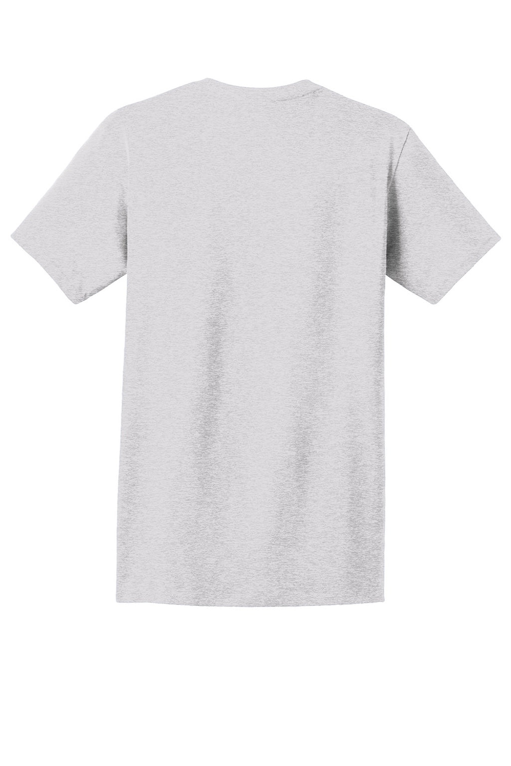 Hanes 5590 Mens Authentic Short Sleeve Crewneck T-Shirt w/ Pocket Ash Grey Flat Back