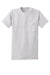 Hanes 5590 Mens Authentic Short Sleeve Crewneck T-Shirt w/ Pocket Ash Grey Flat Front