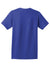 Hanes 5590 Mens Authentic Short Sleeve Crewneck T-Shirt w/ Pocket Deep Royal Blue Flat Back