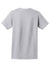 Hanes 5590 Mens Authentic Short Sleeve Crewneck T-Shirt w/ Pocket Light Steel Grey Flat Back
