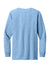 Jerzees 560LS Mens Premium Blend Moisture Wicking Long Sleeve Crewneck T-Shirt Heather Carolina Blue Flat Back
