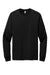 Jerzees 560LS Mens Premium Blend Moisture Wicking Long Sleeve Crewneck T-Shirt Black Ink Flat Front