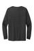 Jerzees 560LS Mens Premium Blend Moisture Wicking Long Sleeve Crewneck T-Shirt Heather Black Ink Flat Back