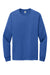 Jerzees 560LS Mens Premium Blend Moisture Wicking Long Sleeve Crewneck T-Shirt Royal Blue Flat Front