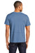 Jerzees 560MR/560M Mens Premium Blend Moisture Wicking Short Sleeve Crewneck T-Shirt Heather Carolina Blue Model Back