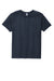 Jerzees 560MR/560M Mens Premium Blend Moisture Wicking Short Sleeve Crewneck T-Shirt Heather Indigo Blue Flat Front
