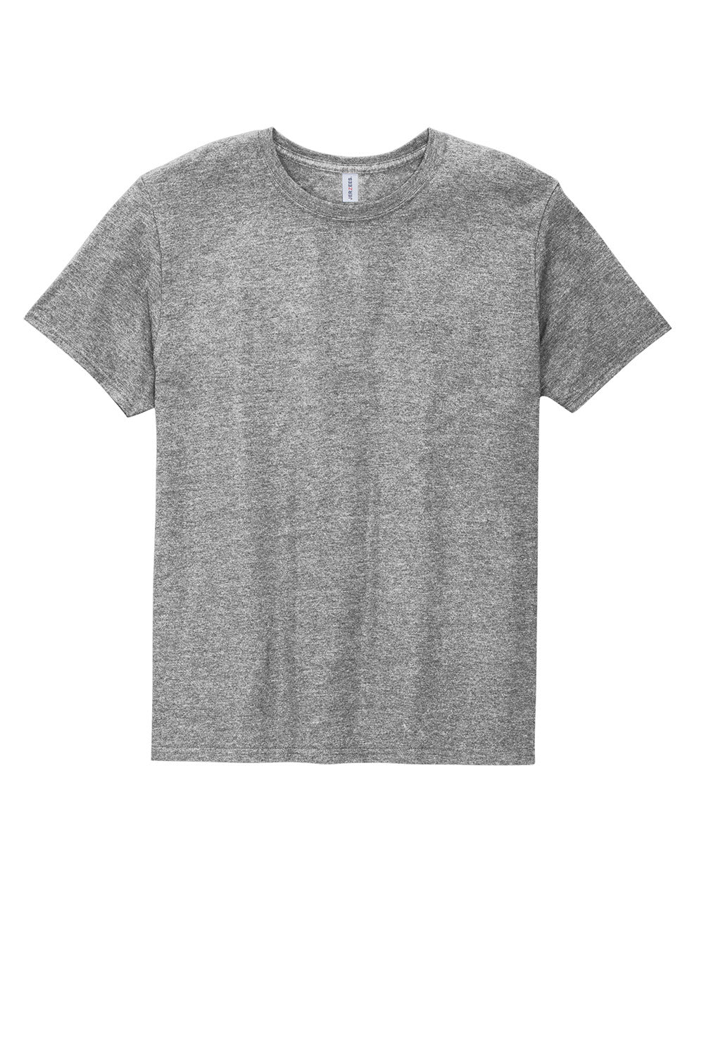 Jerzees 560MR/560M Mens Premium Blend Moisture Wicking Short Sleeve Crewneck T-Shirt Oxford Grey Flat Front
