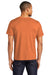 Jerzees 560MR/560M Mens Premium Blend Moisture Wicking Short Sleeve Crewneck T-Shirt Heather Vintage Orange Model Back