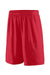 Augusta Sportswear 1420 Mens Training Shorts Red Model Flat Front