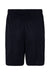Augusta Sportswear 1425 Mens Octane Moisture Wicking Shorts Black Flat Back