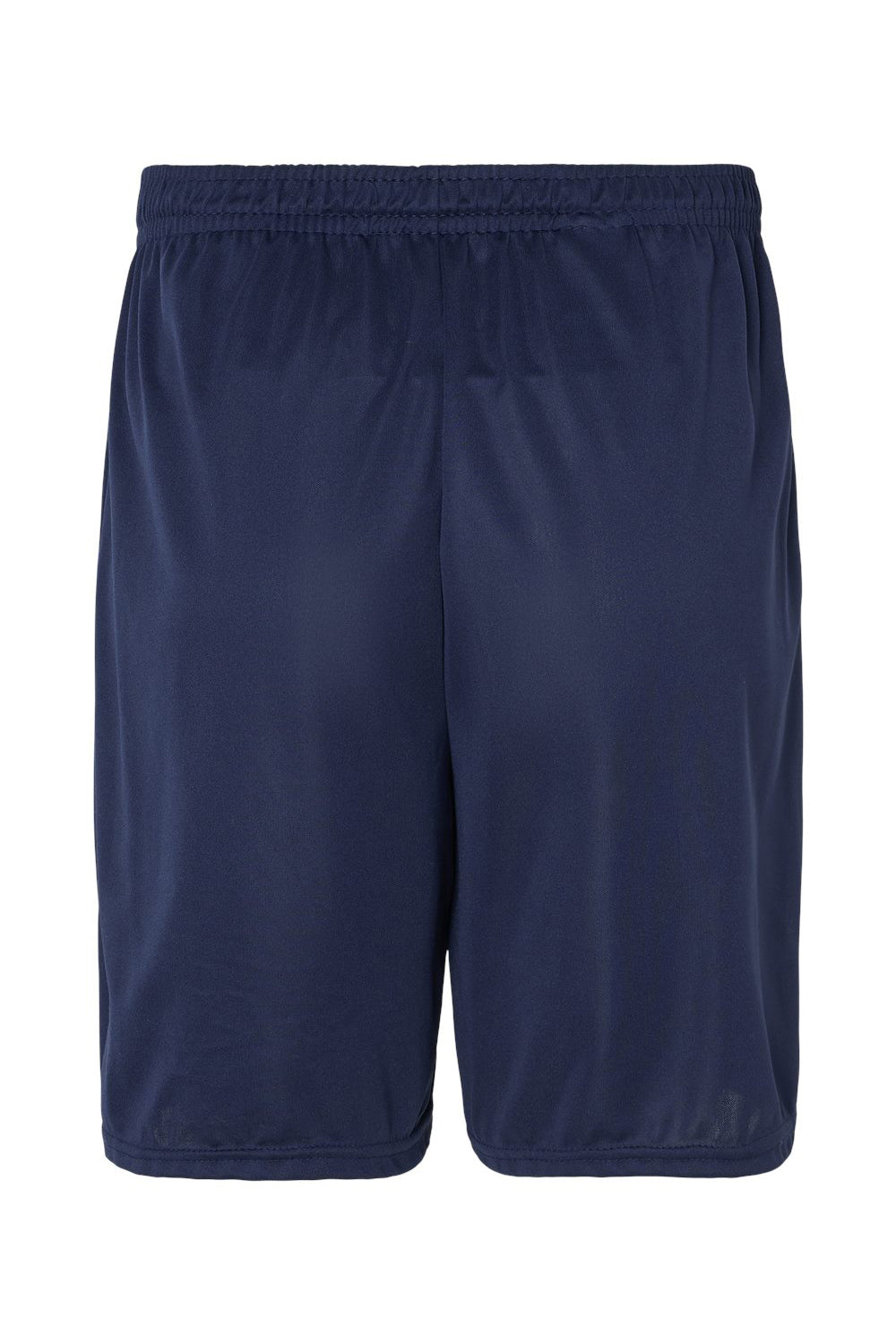 Augusta Sportswear 1425 Mens Octane Moisture Wicking Shorts Navy Blue Flat Back